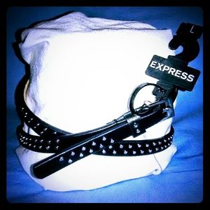 Express women's studded belt